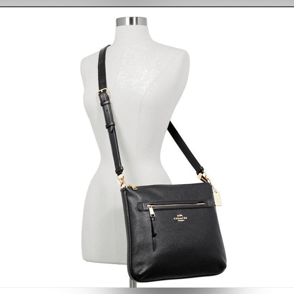 Coach Designer Black Mae Crossbody Bag Black purse Handbag